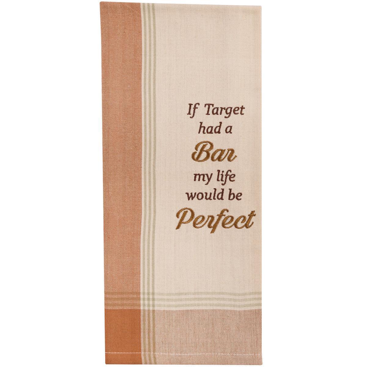 If Target Had A Bar Sentiment Dishtowel - Set of 2 Park Designs - The Fox Decor