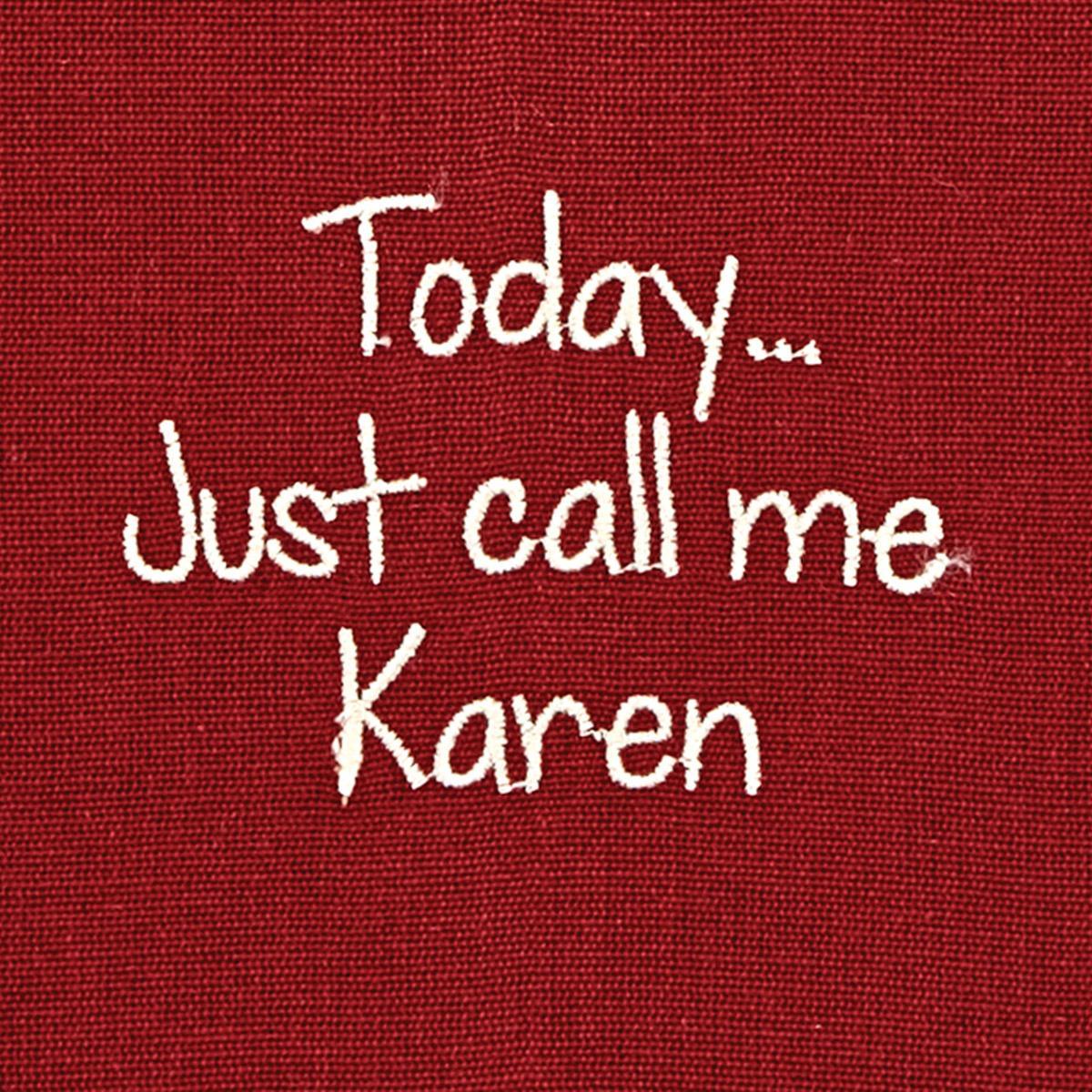 Call Me Karen Sentiment Dishtowel - Set of 2 Park Designs - The Fox Decor