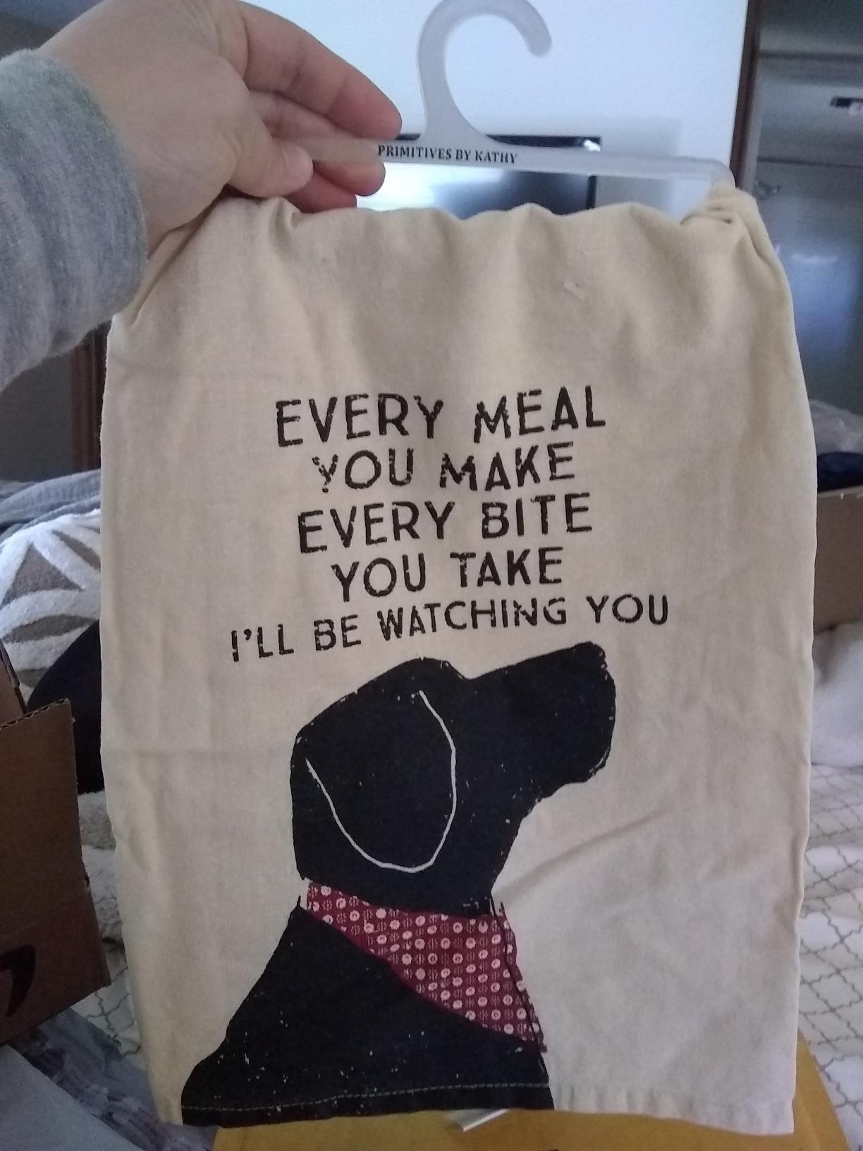 I'll Be Watching You Kitchen Dish Towel