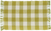 Wicklow Check Yellow Placemats - Set of 6 Park Designs - The Fox Decor