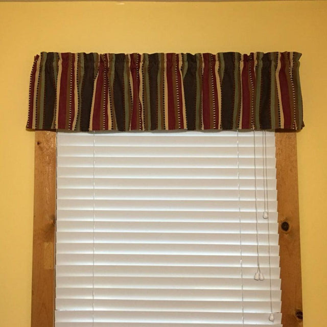 Timber Ridge Country Lodge & Southwestern Window Valance Park designs - The Fox Decor