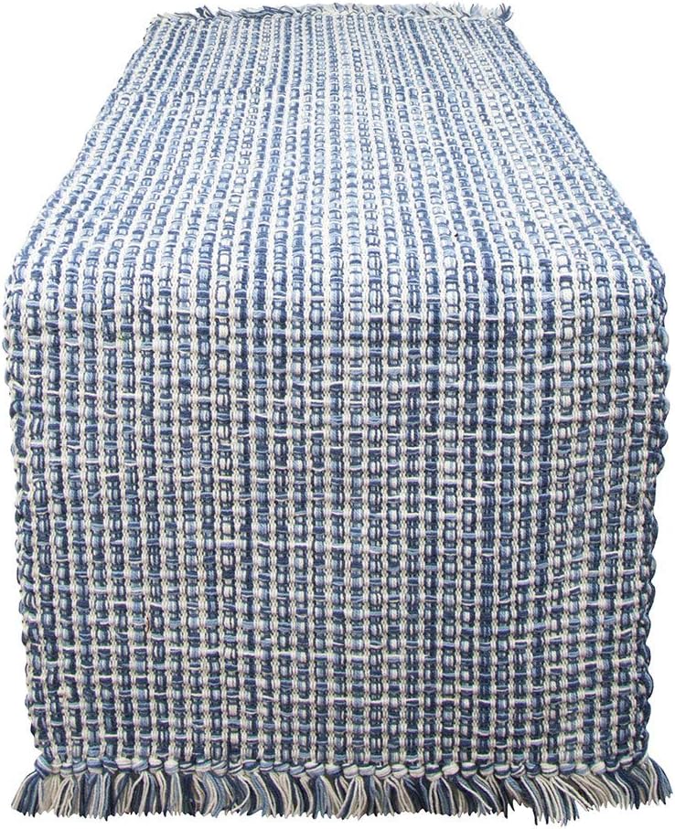 Tweed Table Runner - 36"L - Denim | Park Designs - The Fox Decor