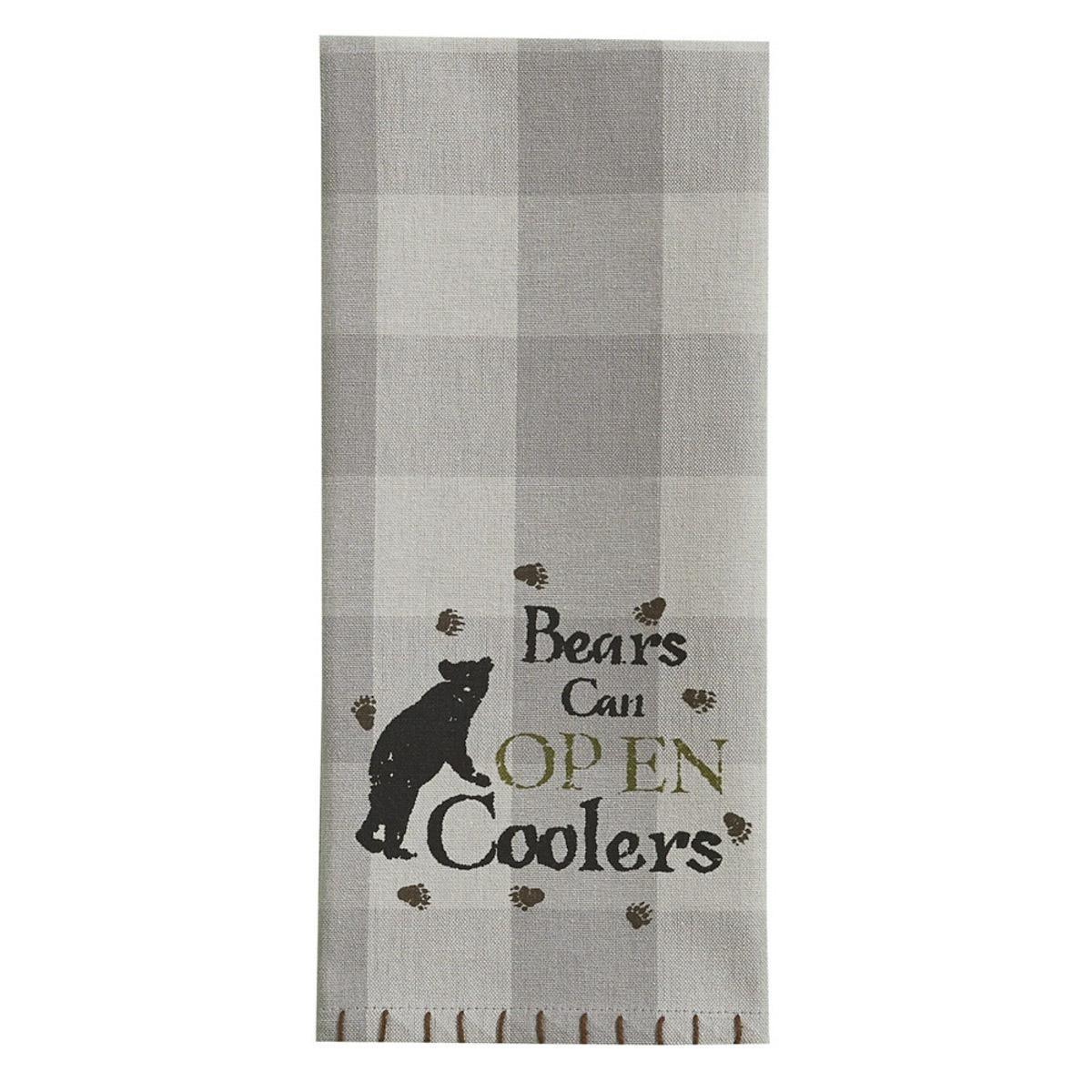 Bears Can Open Print Dishtowel - Park Designs - The Fox Decor