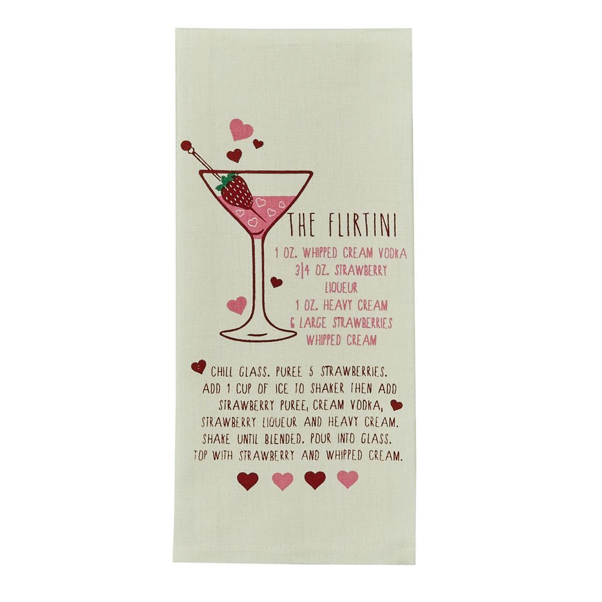 Flirtini Printed Dishtowel - Set of 2 Park Designs - The Fox Decor