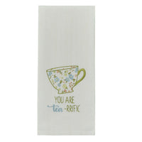 You Are Tea-Rrific Embroidered Dishtowel - Set of 2 Park Designs - The Fox Decor