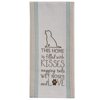 Filled with Kisses Embroidered Dishtowel - Set of 2 Park Designs - The Fox Decor
