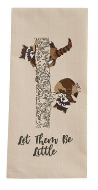 Let Them Be Embroidered Dishtowel - Set of 2 Park Designs - The Fox Decor