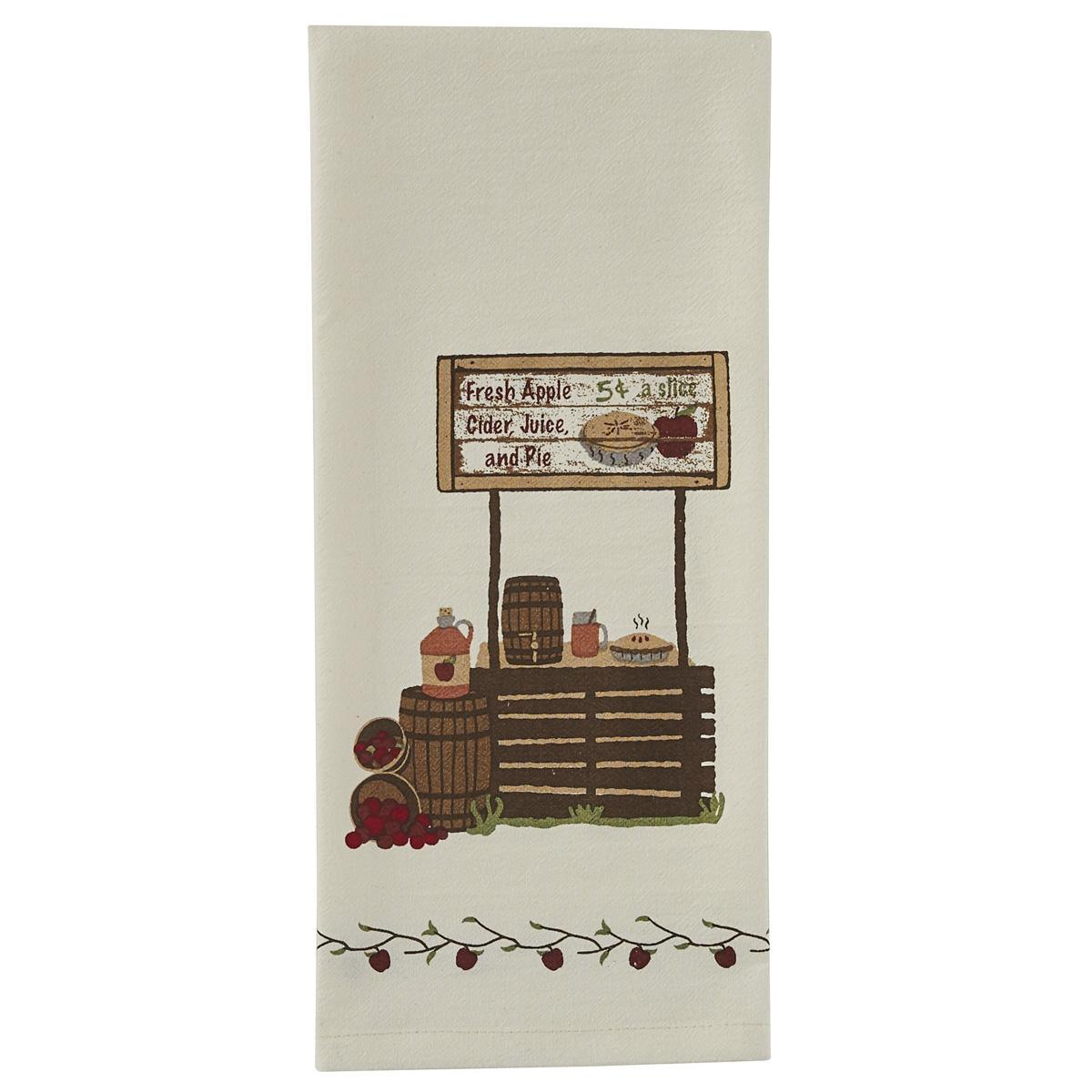 Cider Stand Printed Flour Sack Dishtowel - Set of 2 Park Designs - The Fox Decor
