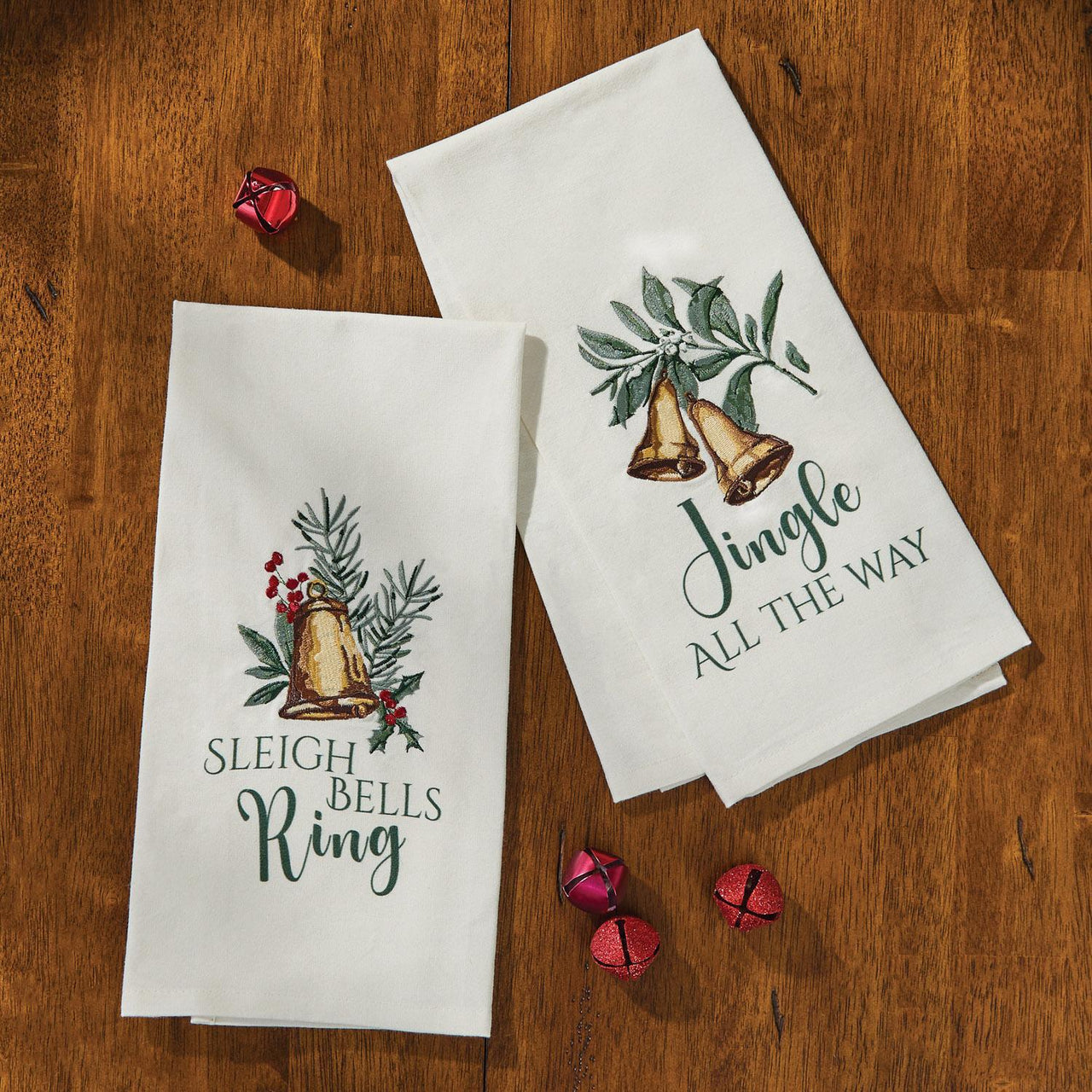 Jingle All The Way Decorative Dishtowel - Set of 6 Park Designs - The Fox Decor
