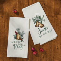 Jingle All The Way Decorative Dishtowel - Set of 6 Park Designs - The Fox Decor