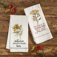 I Love The Fall Decorative Dishtowel - Set of 6 Park Designs - The Fox Decor