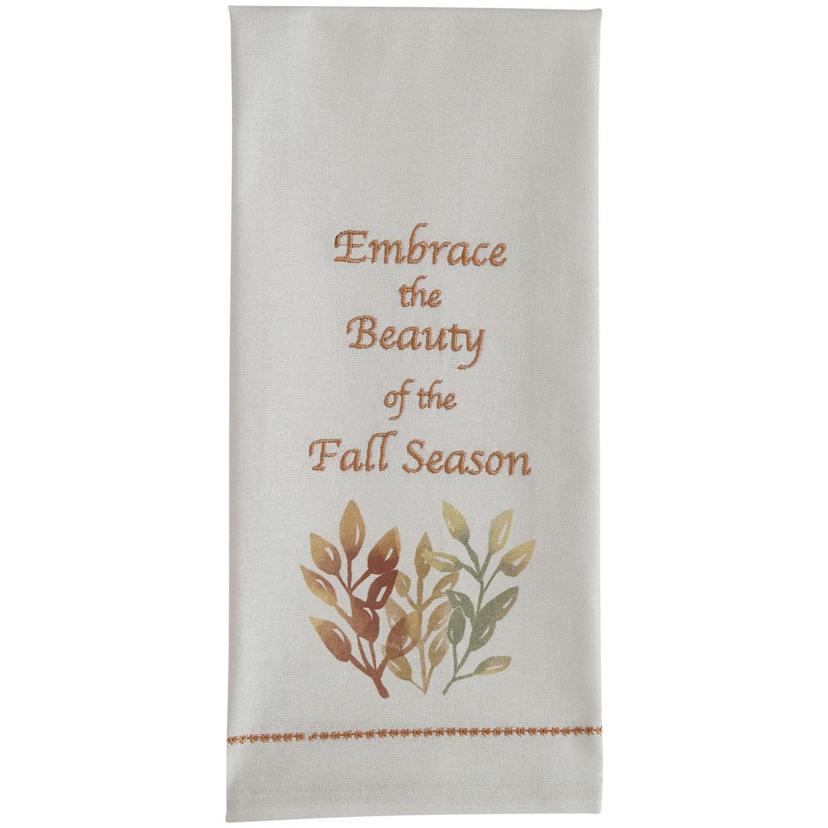 Embrace The Beauty Dishtowel - Park Designs - The Fox Decor