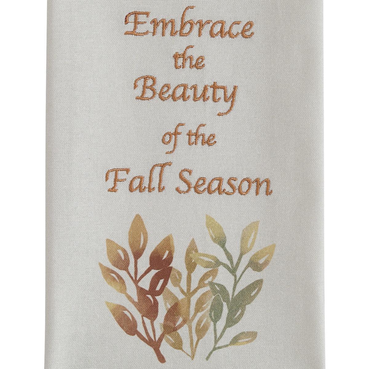 Embrace The Beauty Dishtowel - Park Designs - The Fox Decor