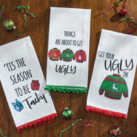 Get Your Ugly On Dishtowel - Set of 6 Park Designs - The Fox Decor