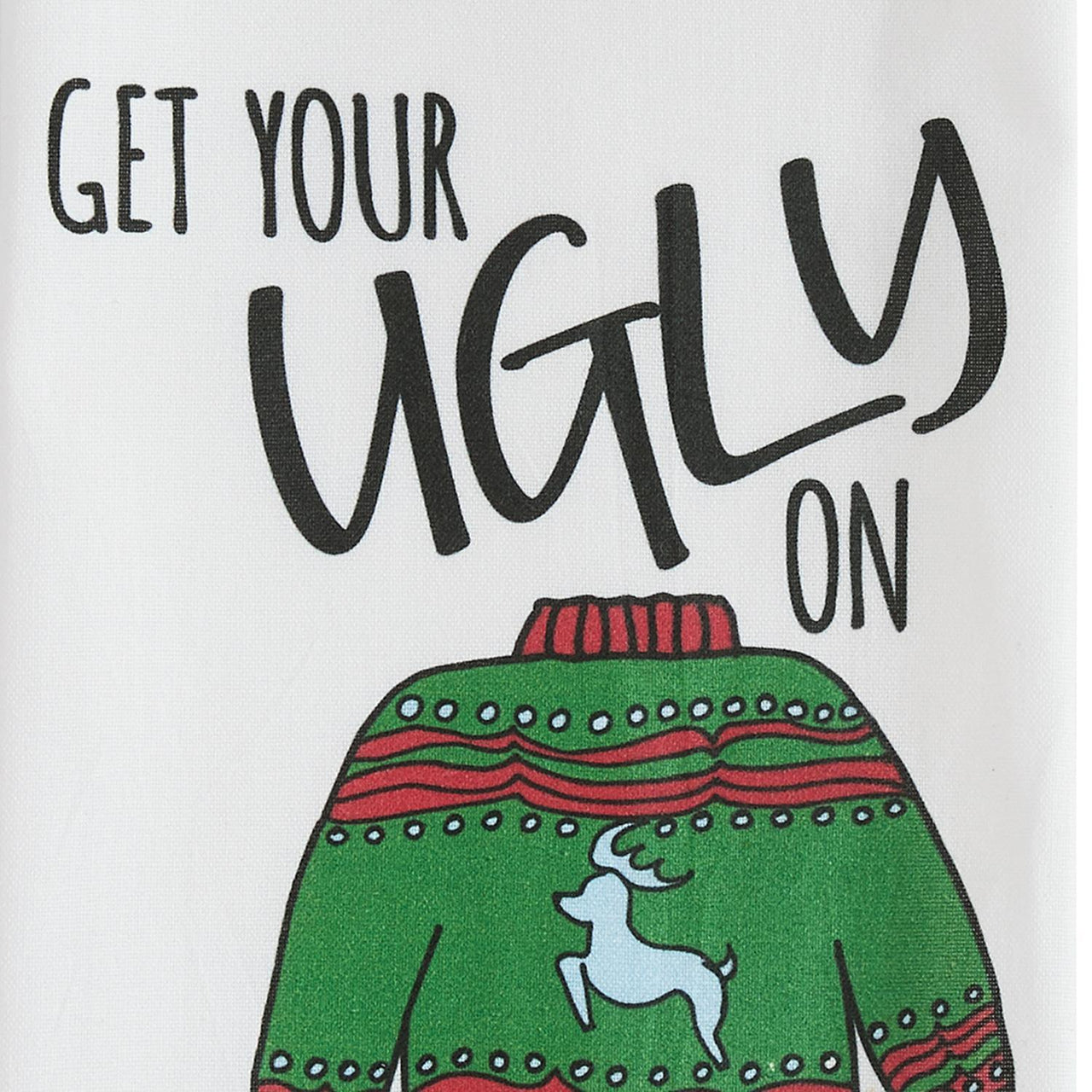 Get Your Ugly On Dishtowel - Set of 6 Park Designs - The Fox Decor