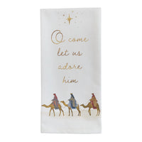 Let Us Adore Him Dishtowel - Set of 6 Park Designs - The Fox Decor