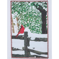 Bird On Fence Patch Dishtowels - Park Designs - The Fox Decor