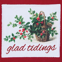 Glad Tidings Holly Basket Dishtowel - Set of 6 Park Designs - The Fox Decor