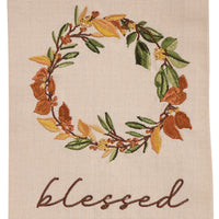 Elderberry Wreath Embroidered Dishtowels - Set of 6 Park Designs