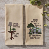 Dust Embroidered Dishtowel - Set of 6 Park Designs - The Fox Decor