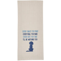 I'll Be Watching You Embroidered Dishtowel - Set of 6 Park Designs - The Fox Decor