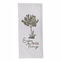 Enjoy The Little Things Dishtowel - Set of 6 Park Designs - The Fox Decor