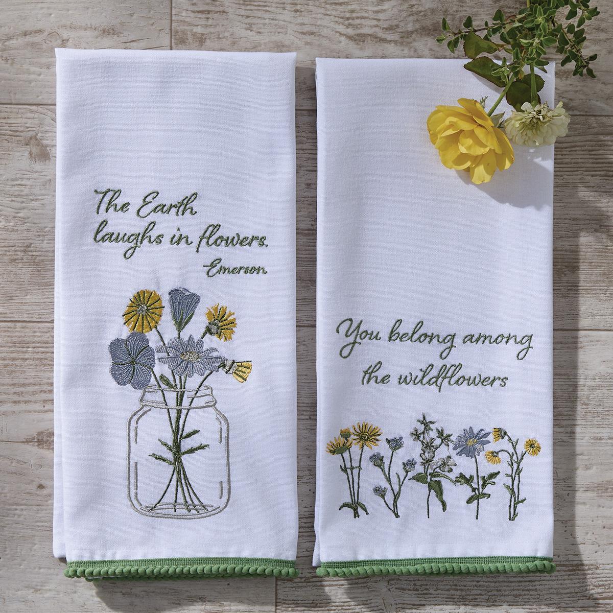 You Belong Among Dishtowel - Set of 6 Park Designs - The Fox Decor