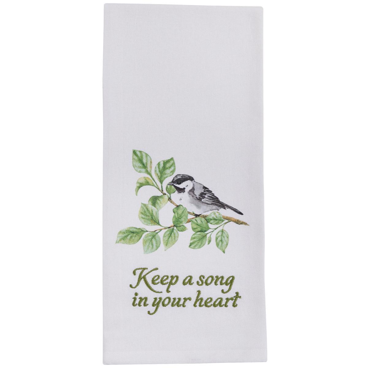 Keep A Song In Your Heart Dishtowel - Set of 6 Park Designs - The Fox Decor