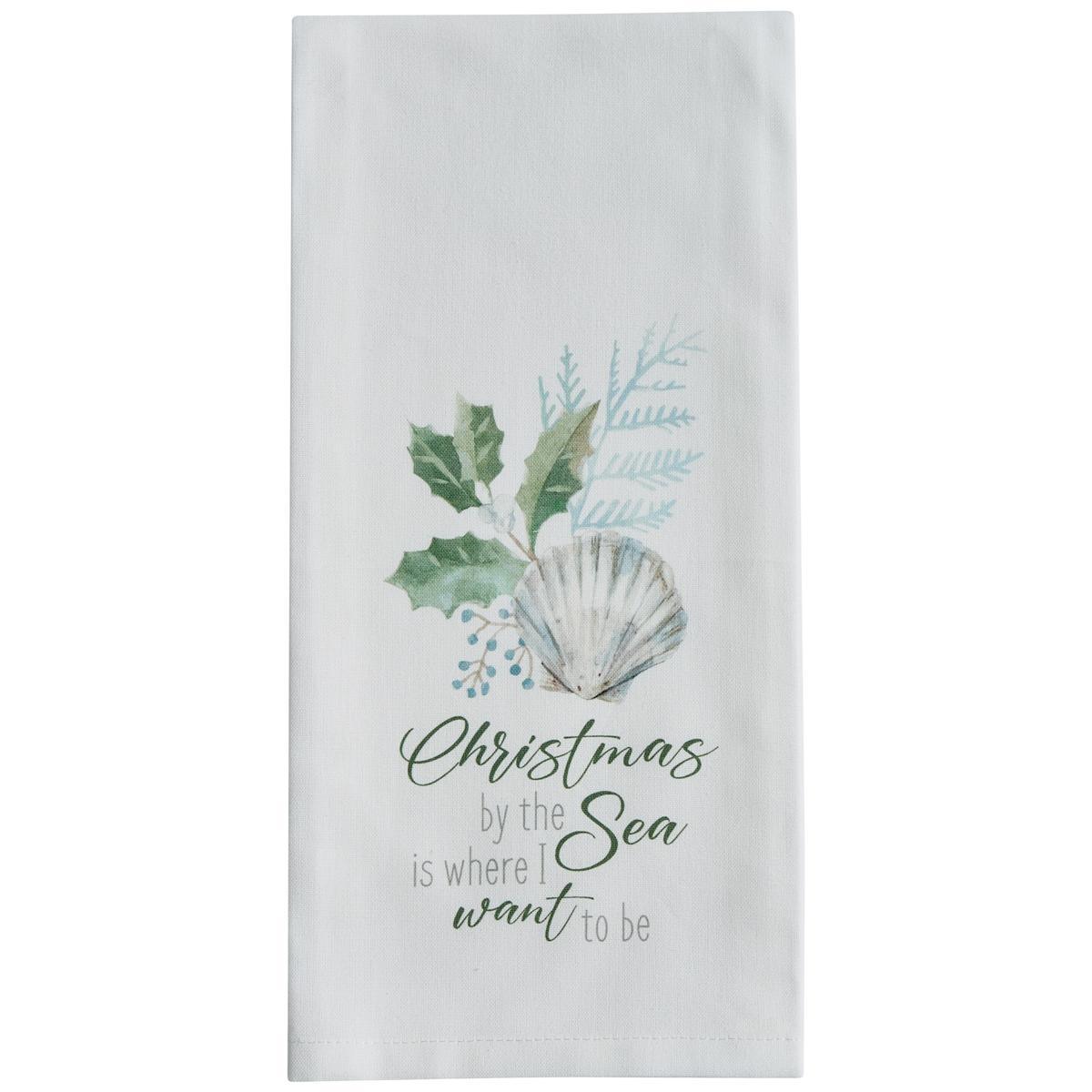 Christmas By The Sea Dishtowel - Set of 6 Park Designs - The Fox Decor
