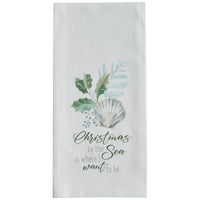 Christmas By The Sea Dishtowel - Set of 6 Park Designs - The Fox Decor