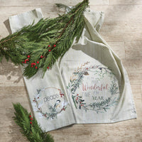 Wonderful Time Printed Dishtowel - Set of 6 Park Designs - The Fox Decor