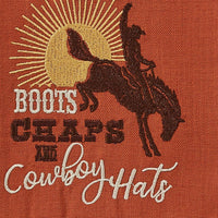Boots, Chaps And Cowboy Hats Dishtowel - Park Designs - The Fox Decor