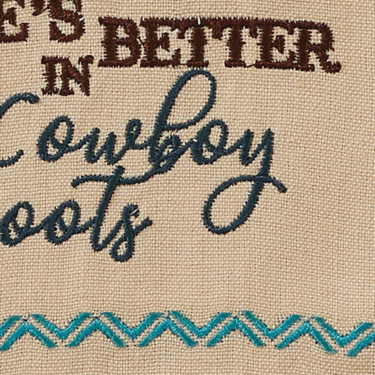 Better In Cowboy Boots Dishtowels - Set of 6 Park Designs - The Fox Decor