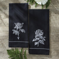Hydrangea Embroidered Dishtowel - Set of 6 Park Designs - The Fox Decor