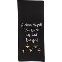 Kitchen Closed! Dishtowel - Set of 6 Park Designs - The Fox Decor