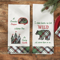 Crowded Camper Dishtowel - Set of 2 Park Designs - The Fox Decor