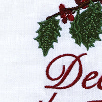 Thumbnail for Deck The Halls Embroidered Dishtowel - Set of 12 Park Designs