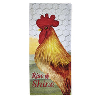 Rise And Shine Printed Dishtowel - The Fox Decor