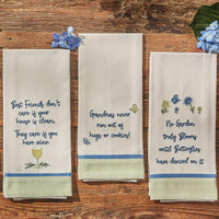 Butterflies Have Danced Embroidered Dishtowel - Set of 2 Park Designs - The Fox Decor