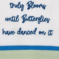 Butterflies Have Danced Embroidered Dishtowel - Set of 2 Park Designs - The Fox Decor