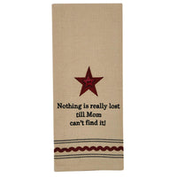 Nothing Till Mom Dishtowel - The Fox Decor