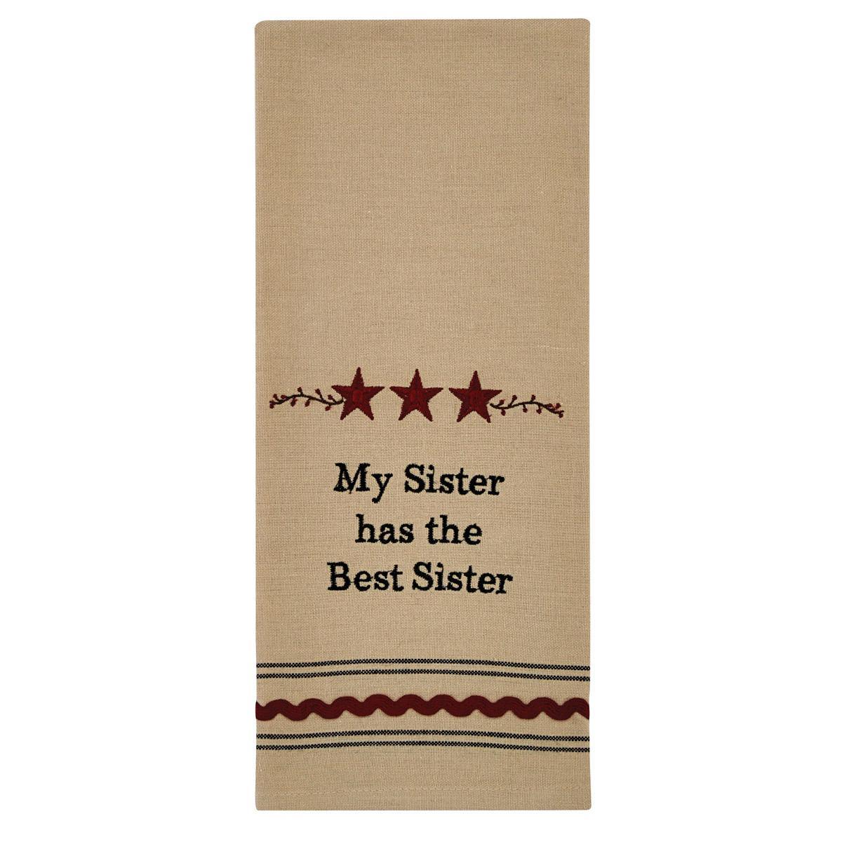Best Sister Dishtowels - Park Designs - The Fox Decor