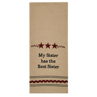 Best Sister Dishtowels - Park Designs - The Fox Decor