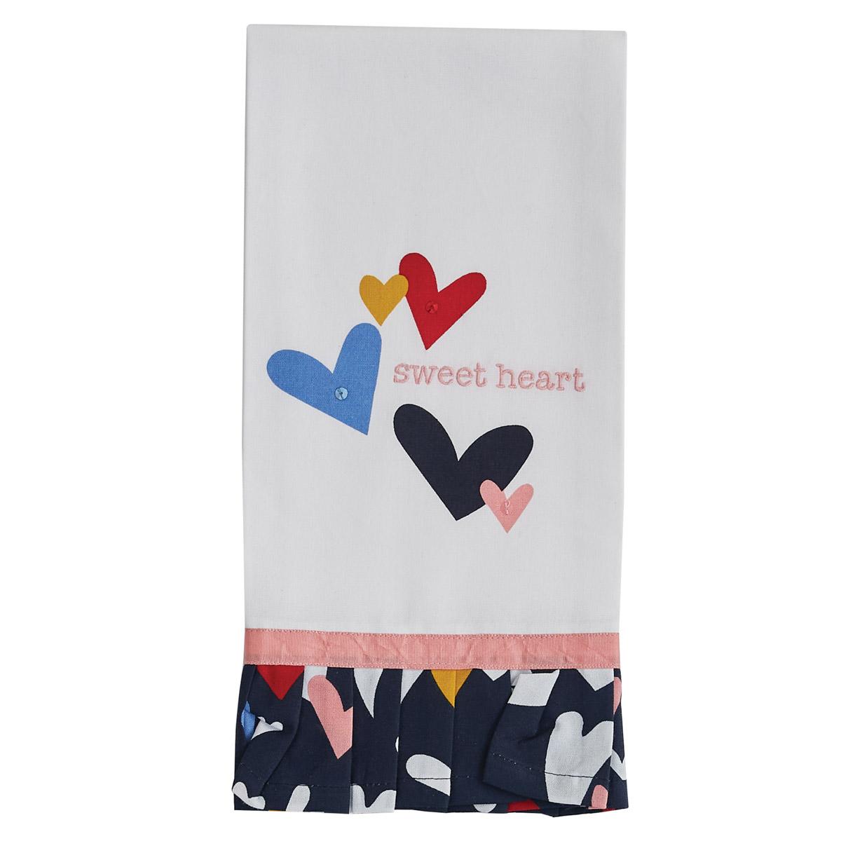 Sweet Heart Decorative Dishtowel - The Fox Decor