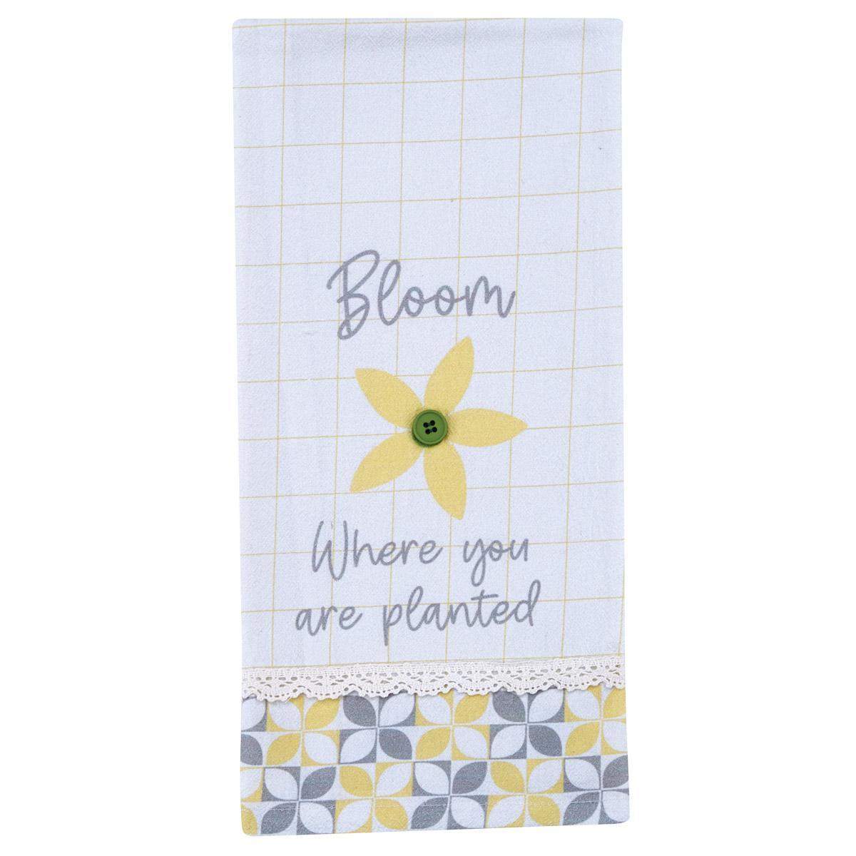 Bloom Flour Sack Dishtowels - Set of 2 Park Designs - The Fox Decor
