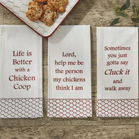 Lord, Help Me Flour Sack Printed Dishtowel - The Fox Decor