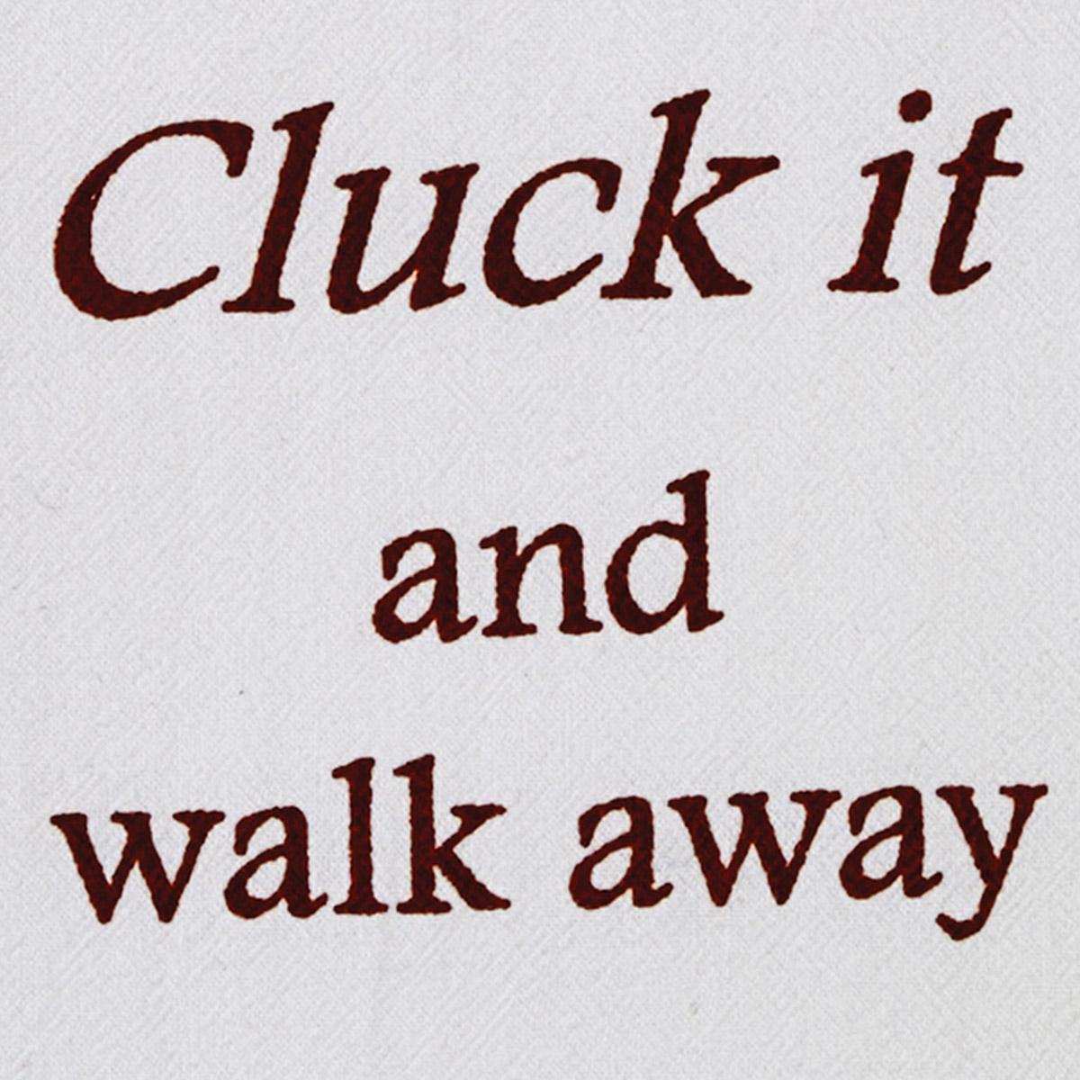 Sometimes You Just Say Flour Sack Printed Dishtowel - The Fox Decor