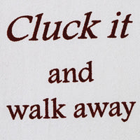 Sometimes You Just Say Flour Sack Printed Dishtowel - The Fox Decor