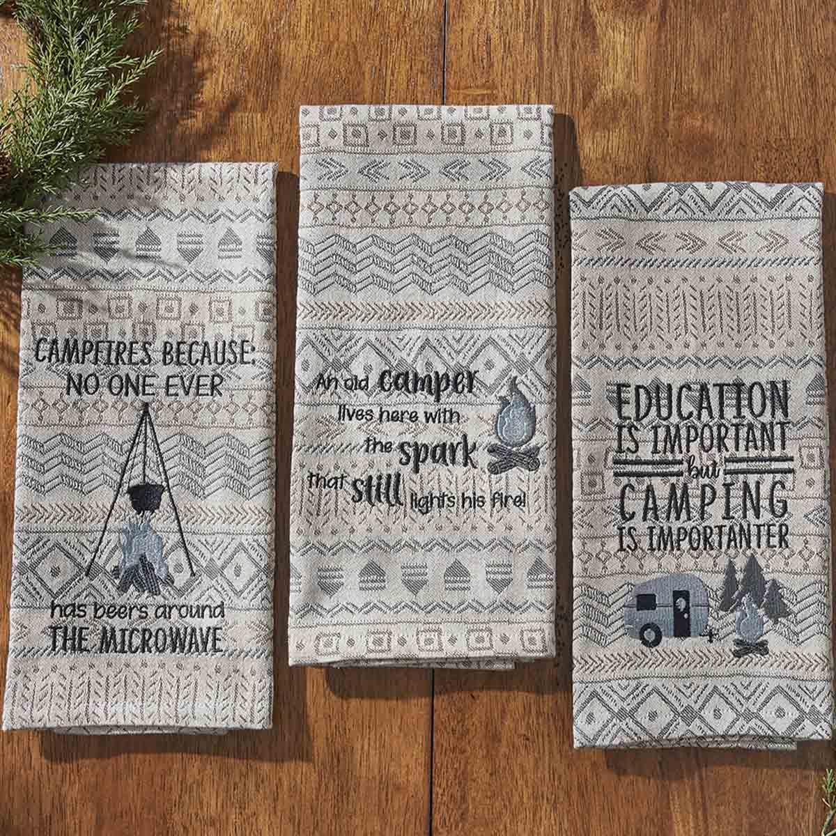 Education Is Important Embroidered Dishtowel - Park Designs