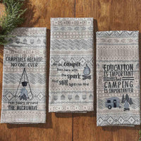 Thumbnail for Education Is Important Embroidered Dishtowel - Park Designs